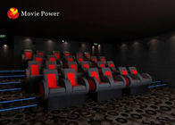 Nadzwyczajny system kina domowego Sound 4D z czarnymi krzesłami wibracyjnymi