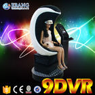 Podekscytowana gra 1 miejsc Atrakcyjna wirtualna rzeczywistość 9d Cinema Simulator Motion Egg Seats