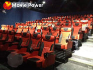 Krzesła kinowe z dużymi szkłami z włókna szklanego Duże projekty 3D Cinema Movie 4D 5D 9D