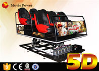 Wyposażenie parku tematycznego 5d Cinema Motion Seat 6Dof 5D Cinema Simulator Game Machine 5D Cinema