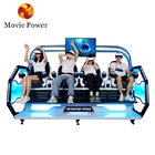 2.5kw Virtual Reality Roller Coaster Simulator 4 miejsc 9D VR Cinema Space Theater