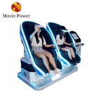 Park rozrywki 9D VR Egg Chair Simulator VR Shark Motion Cinema 2 miejsca