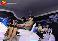 6D Electronic Platform 9D VR Cinema Sześć miejsc Mini 9D Action Cinema ze szkłem VR