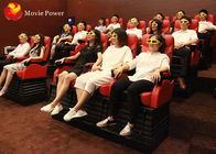 High Profit Red White Movement Chair 12 efektów specjalnych 4D Mobile Truck Cinema