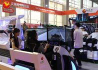 Indoor Entertainment 9D Simulator / 5d 7d Vr Symulator wyścigów samochodowych z 3 ekranami