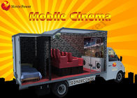 Tryb wieloosobowy 6/9/12 miejsc 7D Movie Theater / Theme Park Truck Mobile 5D Cinema