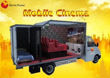 Dynamiczne Kino 5d Ciężarówka Mobilne Kino Kino 7d Hologram Projektor Fotel Ruchomy