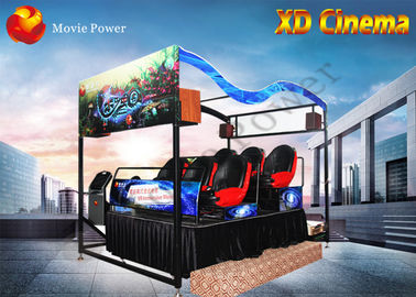 Wtrysk powietrza / woda dmuchana XD Simulator 9D Virtual Reality Cinema z 2 - 12 miejsc
