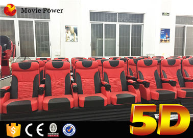 100 metrów kwadratowych Sprzęt 4D Cinema z systemem 100 miejsc siedzących i efektami specjalnymi Popularny dla parku rozrywki