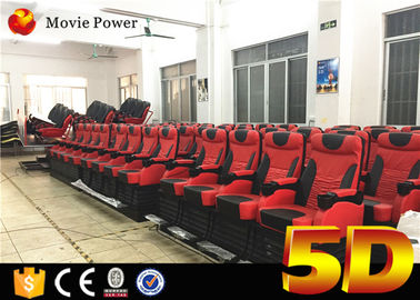 200 miejsc siedzących Układ elektryczny 3 duży kino 4D do wielkiej skali z efektami deszczu i ruchomymi krzesłami