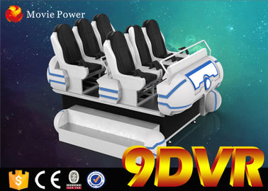 Rodzina 6 miejsc 9D VR Cinema Elektryczny system kina z efektami specjalnymi wiatru