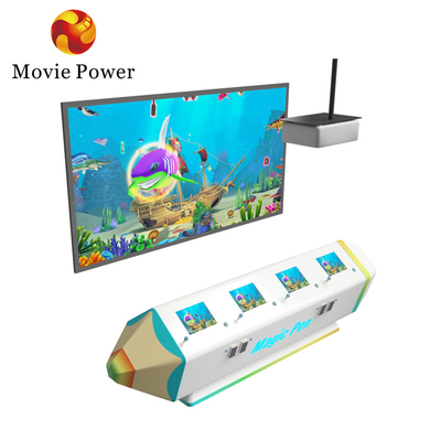 Wieloosobowe gry dla dzieci 3d Interaktywny projektor AR Wnętrza dziecięce Maszyna do gier malarskich