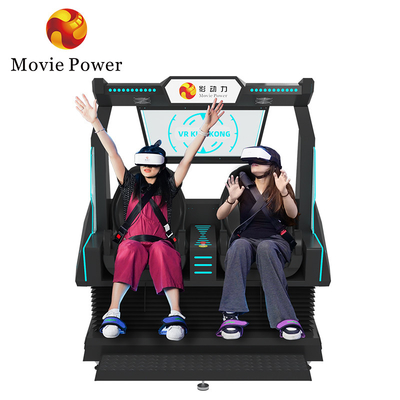 Roller Coaster 9d Vr Krzesło simualtor 2 miejsca maszyna do gier w kinie wirtualnej rzeczywistości