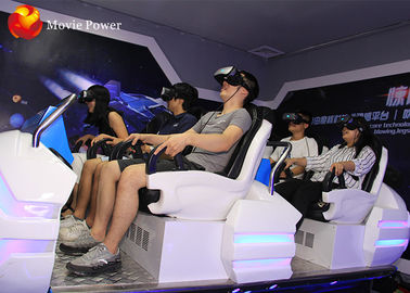 Six Seats Player 9D Simulator 9D VR Cinema Certyfikat CE dla parku rozrywki