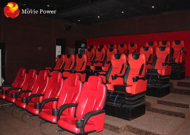 5D Motion Cinema Seat Elektryczny symulator wirtualnej rzeczywistości Fibreglass / stal