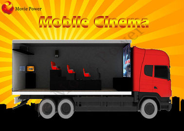 Realistyczna interaktywna ciężarówka Mobile XD Cinema Luxury Seats 7d Cinema Simulator