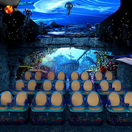 Mini Ocean Theme Efekty specjalne 4D System kina filmowego Wyposażenie parku rozrywki