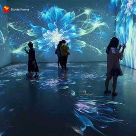 Interaktywny system projekcji podłogi Flower Sea Wirtualny plac zabaw