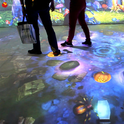 Sprzęt do zabaw dla dzieci Projektor 3D Hologram Tunel Interaktywne gry ruchome na podłodze