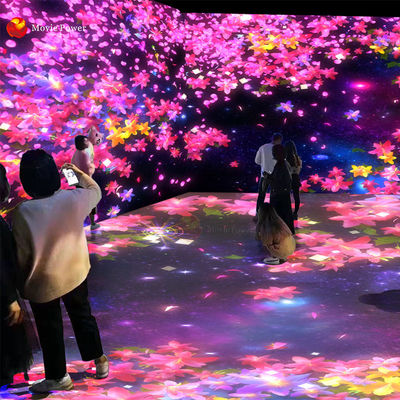 Rozrywka dla dzieci Interaktywne holograficzne gry projekcyjne na ścianę