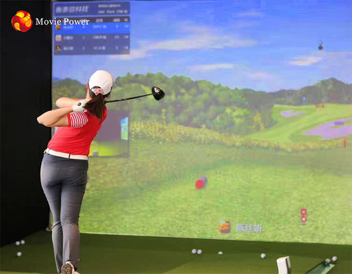 Profesjonalny symulator wirtualnego golfa halowego ROHS