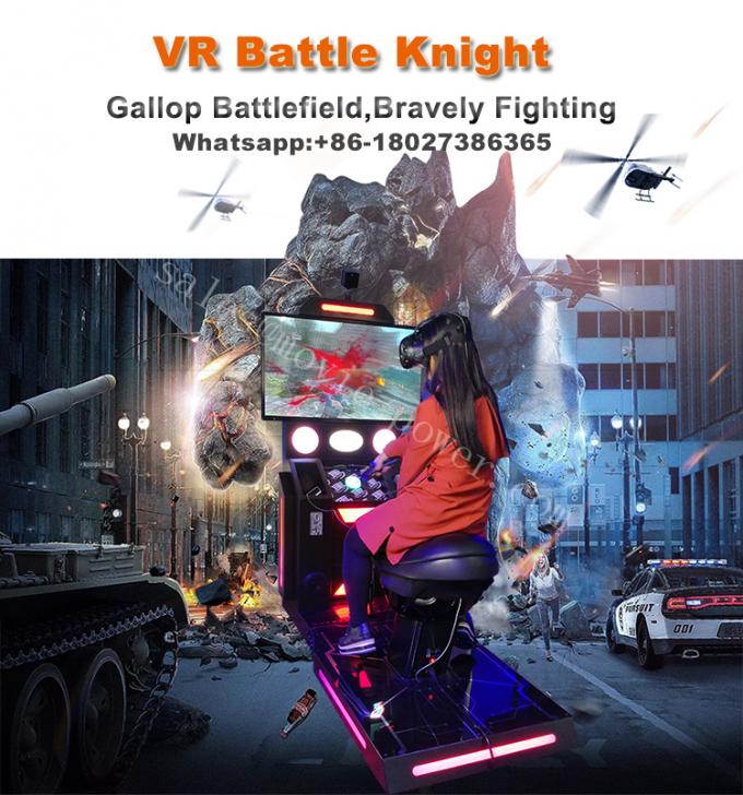VR symulator jazdy konnej maszyna do ćwiczeń Dynamic Kids Shooting 9d VR Gaming Equipment 0