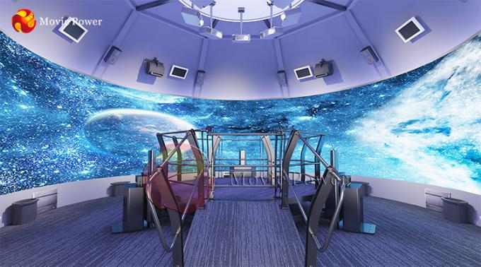 Rozmiar pokoju Ekran 360 stopni Obrotowa platforma Orbit Cinema 4D 5D Theater 0