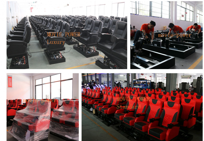 Simulador Motion Chairs 100 sztuk 4D Cinema Equipment Certyfikat CE 1