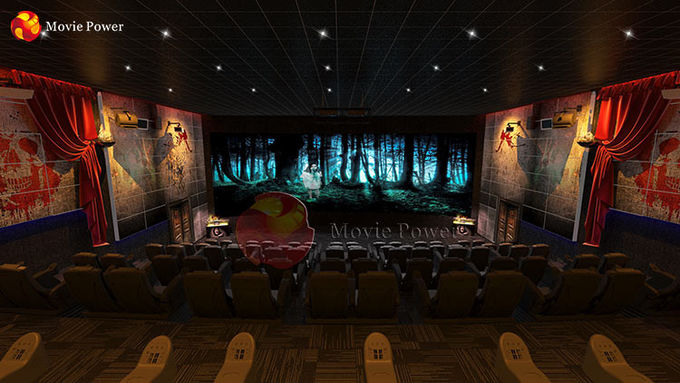 Horror Movies 3 Dof 4d 5d Cinema Theatre System 0