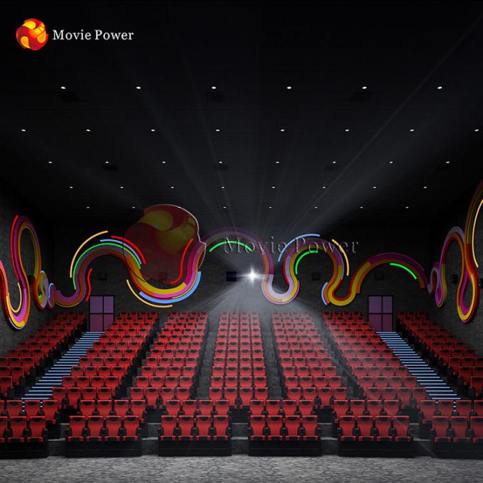 Theme Park 4D Motion Cinema Chairs 4D Movie Theater Certyfikat CE 0