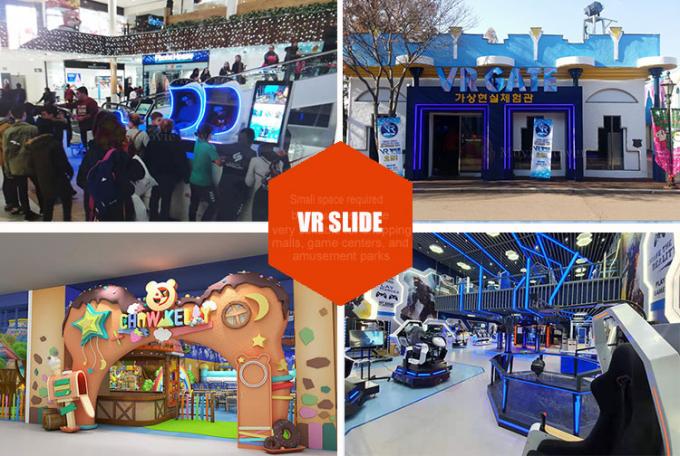 Dostawa fabryczna Gry rekreacyjne Vr Skiing Theme Park Virtual Reality Slide Simulator 0