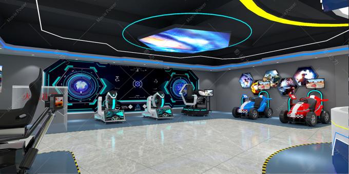 Wysokowydajna, interaktywna maszyna do symulacji roller coaster VR 1
