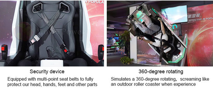 VR 360 Rotation Simulator Krzesło VR z 50 ekscytującymi grami Virtual Reality Rotation Chair 1