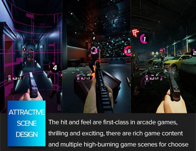 Symulator wirtualnej rzeczywistości dla 1 gracza Gra zręcznościowa VR Strzelanie Sprzęt rozrywkowy do centrum handlowego 2