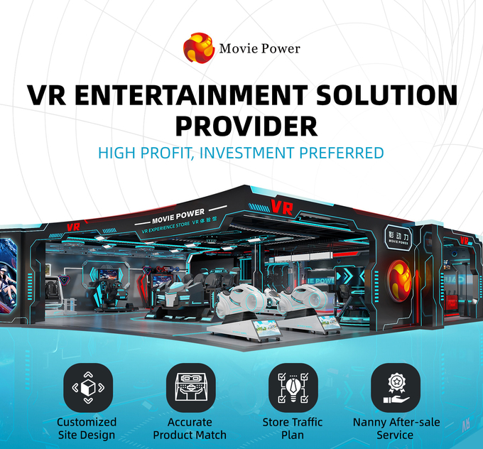 Komercyjny symulator rzeczywistości wirtualnej 9D VR Super Time Machine Fly Sprzęt do gier 0