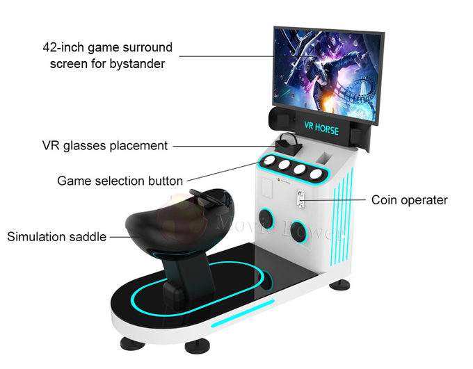 Końska jazda 4d 8d 9d Virtual Reality Simulator Vr Arcade Game Machine 2