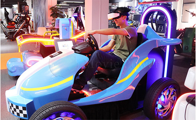 Dzieci 9D Wirtualna rzeczywistość Simulator jazdy wieloosobowy Gra wyścigowa samochodowa 3