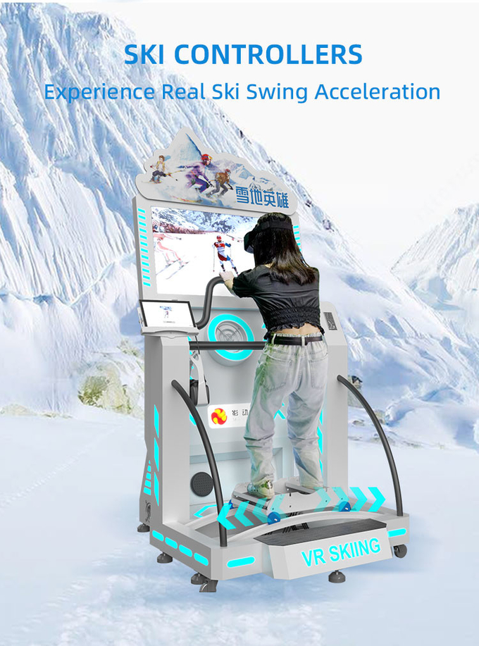 Symulator narciarstwa w pomieszczeniach zamkniętych Simulator deski śnieżnej Simulator 9d Wirtualna rzeczywistość VR Simulator Maszyny Parki rozrywki 3