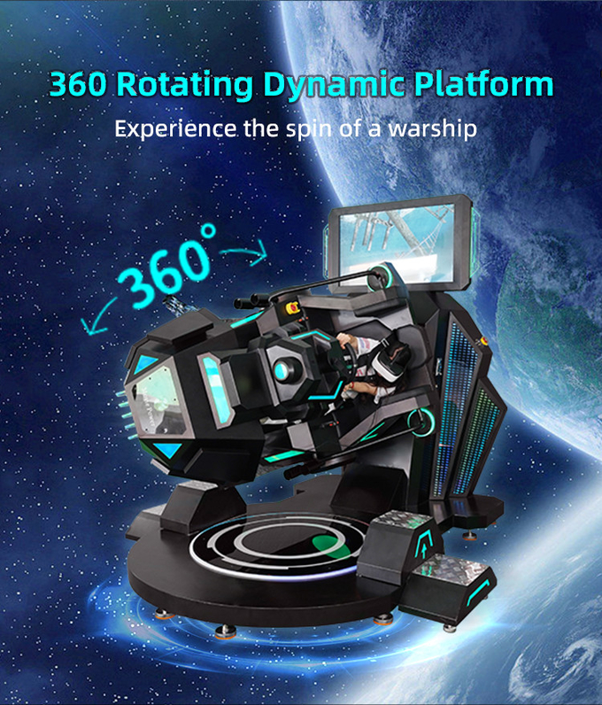Interaktywny VR Strzelanie 360 stopni VR Lot VR Racing Simulator Cockpit Star Warship 2