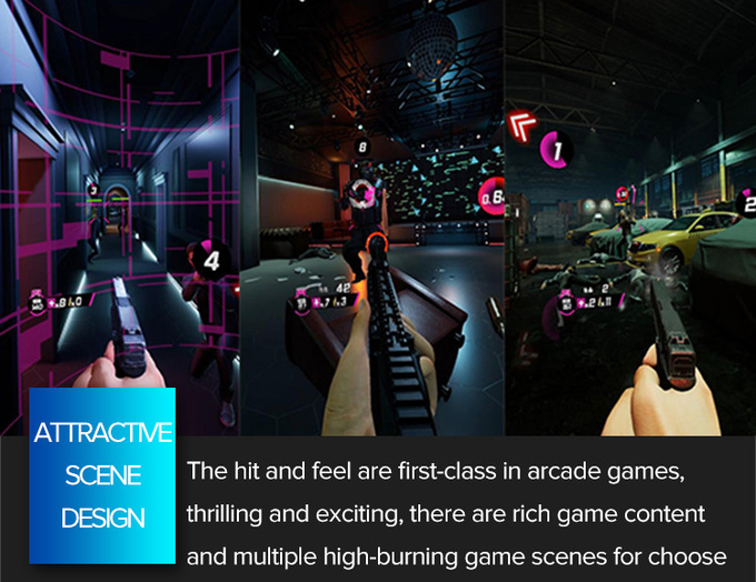 1 gracz Vr Shoot Machine Standing Wirtualna rzeczywistość 9d Gun Automat do gier na monety 5