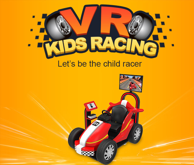Dzieci 9D Wirtualna rzeczywistość Simulator jazdy wieloosobowy Gra wyścigowa samochodowa 0