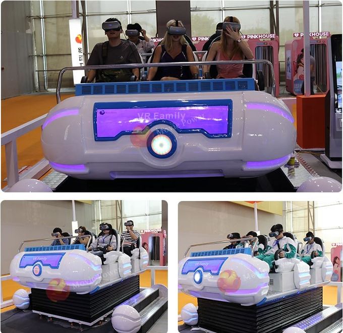 Promocja 6-osobowa rodzina 9D VR Cinema z 6 platformą elektryczną symulatora ruchu Dof 0