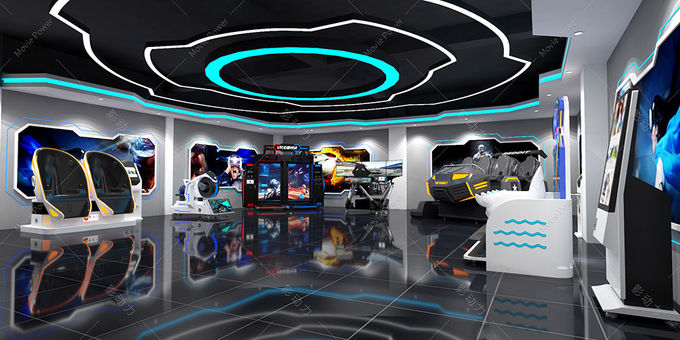 10-1000m2 9D VR Theme Park z automatem do gier zręcznościowych Virtual Reality Experience Hall Zone 0