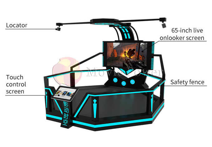 Symulator strzelania 9D VR Gra muzyczna Free Walking Sport Game Battle War Single Player Beat Saber 1