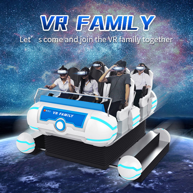 Pomysły dla małych firm Sprzęt 6 miejsc Family 9d Virtual Reality Cinema Machine Simulator 0