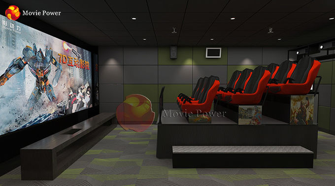 200 miejsc 7D Cinema Movie Power Interactive Gun Game Simulator System 1