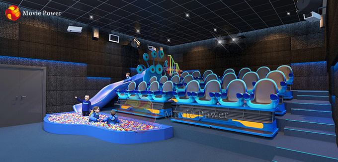 Rozrywka 5D Simulator Cinema System Motion Chair Sprzęt VR Temat 5D Movie Theater 0