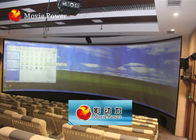 Duży, 360-stopniowy ekran 4D Movie Theatre 4D Simulator dla 100-200 osób