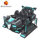 Włókno szklane 9D VR Shooting Cinema 6 Person VR Chair Roller Coaster Arcade Game Simulator