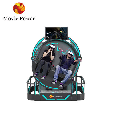 Park rozrywki 9D VR Simulator 2 Siedzeń Monety Operated VR Games Latający teatr AR MR Entertainment